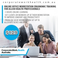 Online Office Workstation Desk Set Up Training For Allied Health Professionals